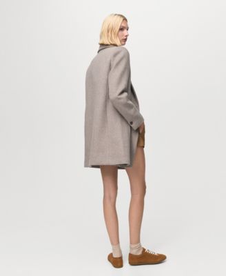 Women's Double-Breasted Wool Coat