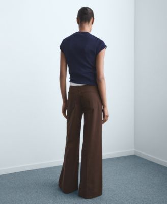 Women's High-Waisted Wide-Leg Jeans