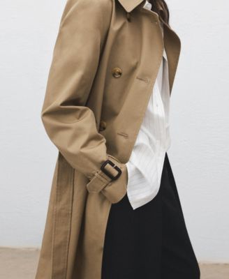 Women's Belted Classic Trench Coat