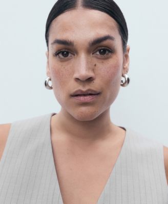 Women's Pinstriped Suit Vest