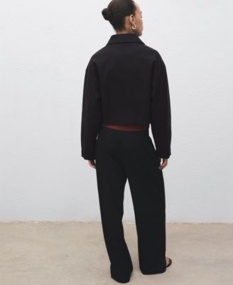 Women's Pockets Cropped Jacket