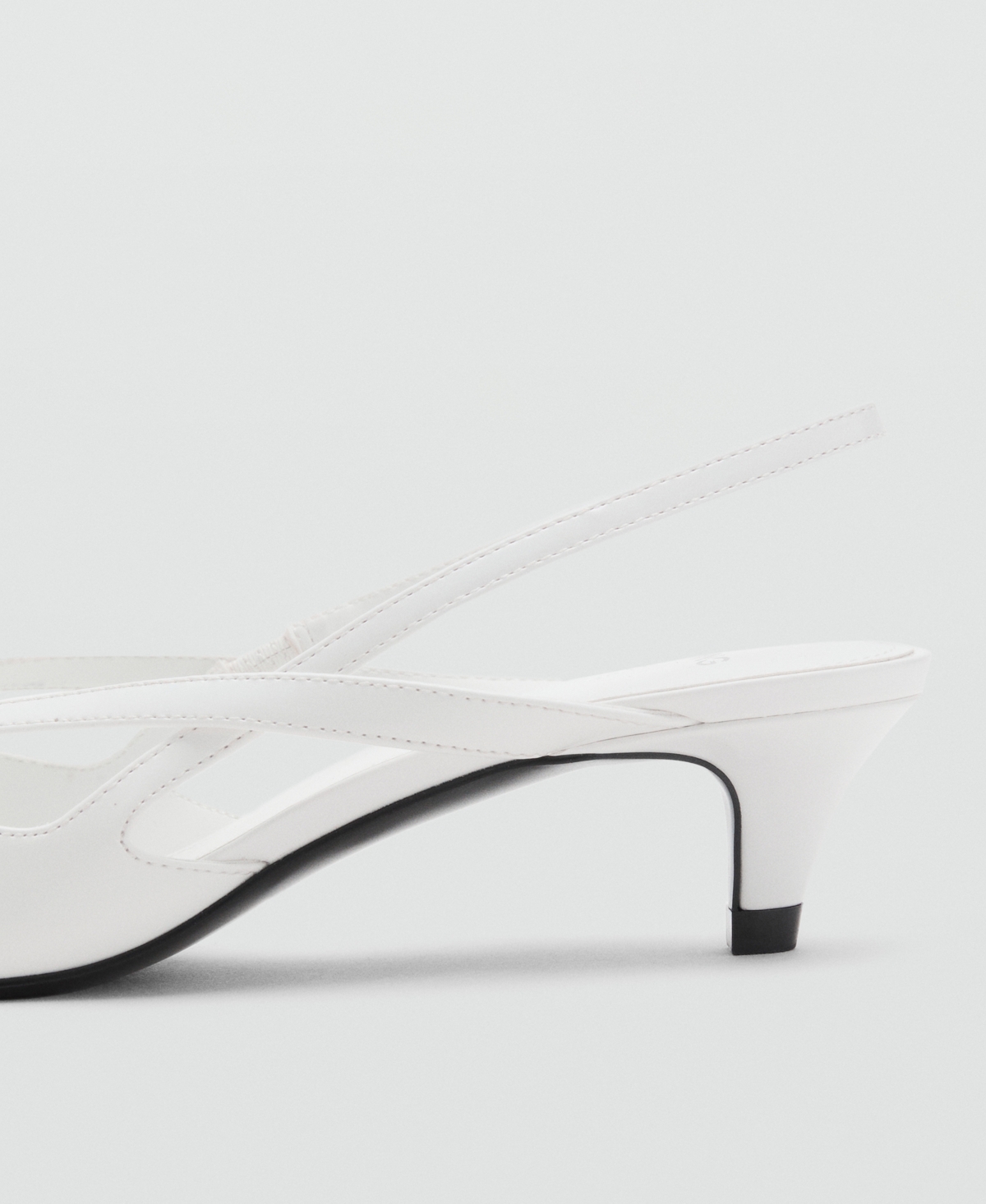 Mango Women's Kitten-Heel Pointed Shoes