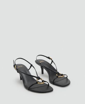 Women's Hoop Detail Heeled Sandals