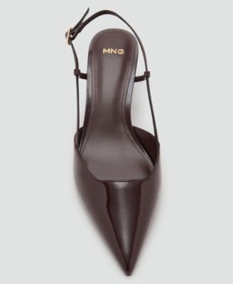 Women's Kitten-Heel Patent Leather Shoes