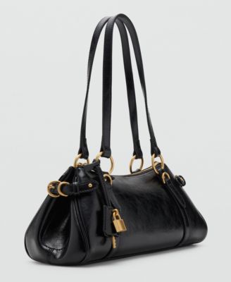 Women's Charm Detail Bowling Shoulder Bag