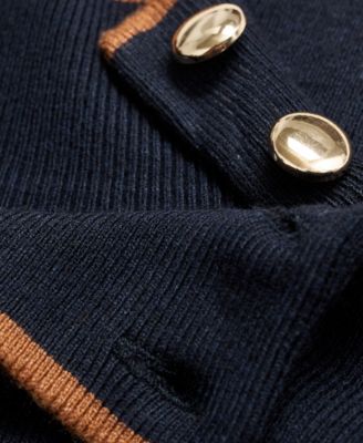 Women's Perkins Collar Button Sweater