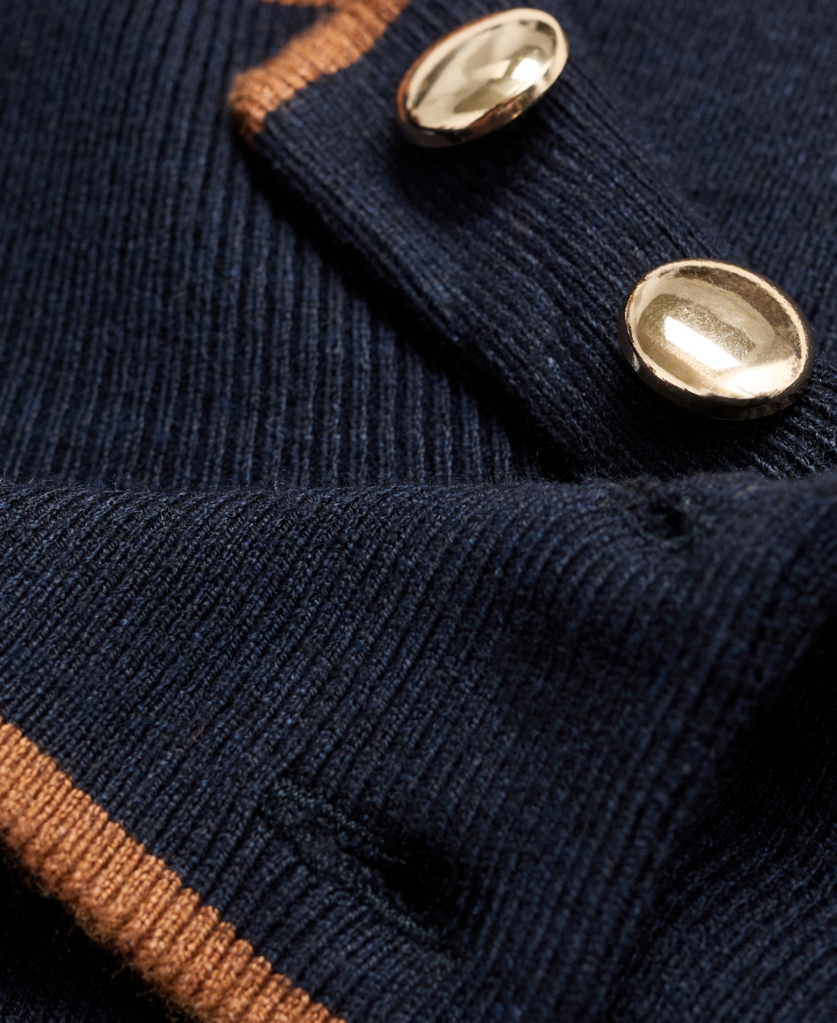 Mango Women's Perkins Collar Button Sweater In Blue