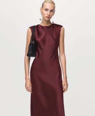 Women's Fitted Satin Dress