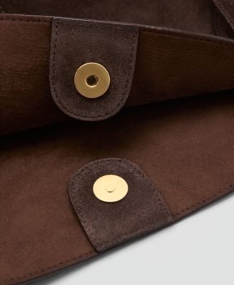 Women's Suede Shopper Bag