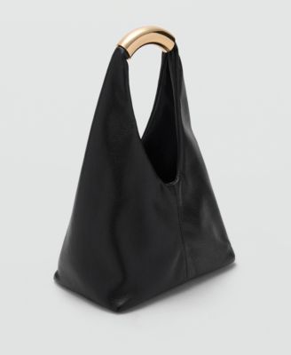 Women's Metal Handle Handbag