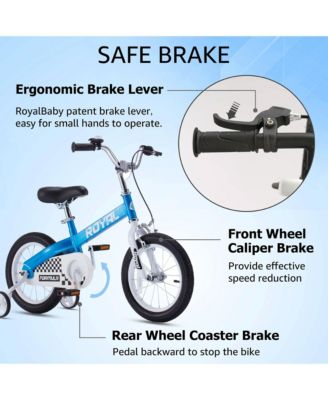 Formula 12 Inch Kids Bike with Training Wheels & Coaster Brake, Blue