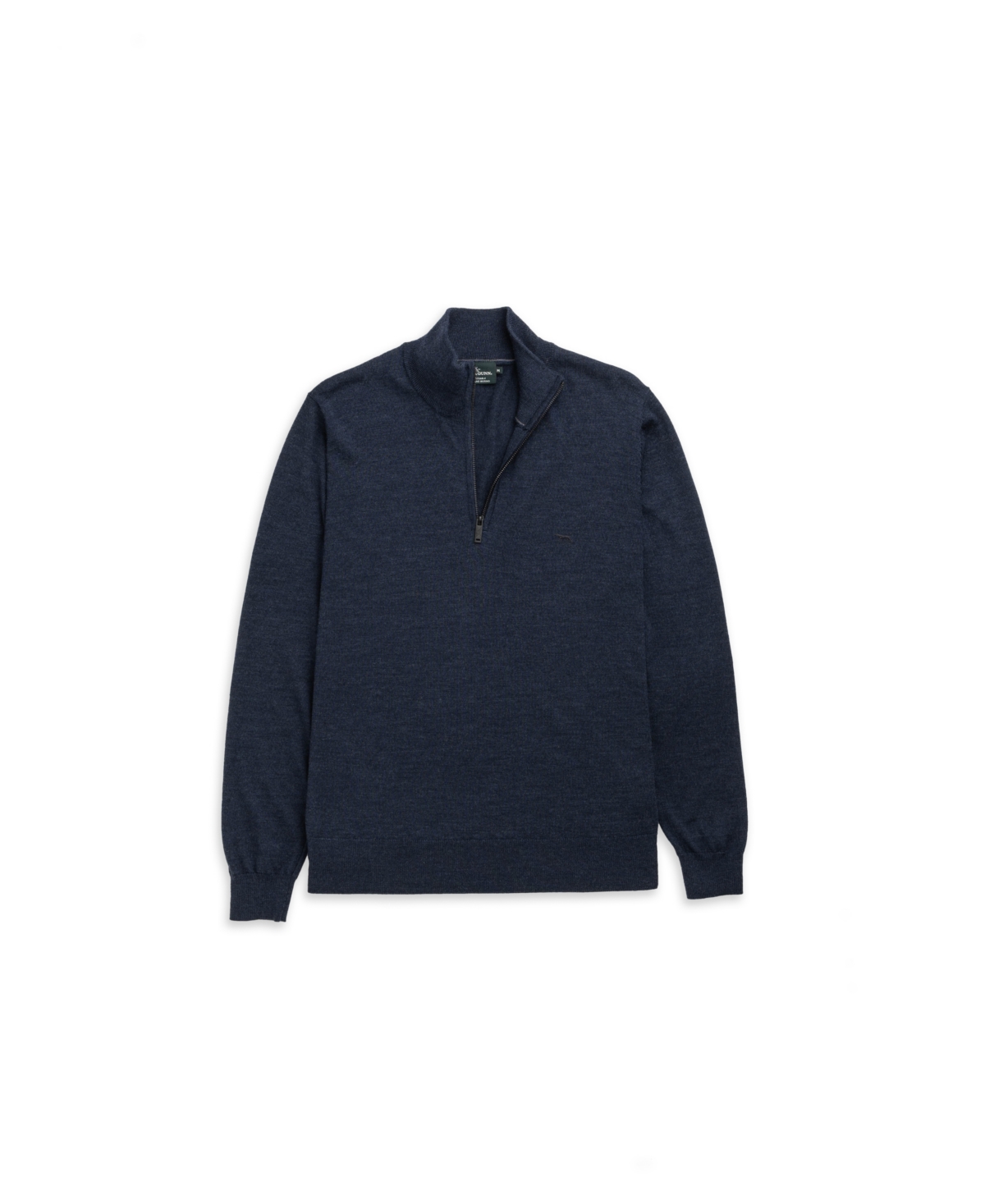 Rodd & Gunn Nobles Funnel Neck Merino Wool Half Zip Sweater In Blue