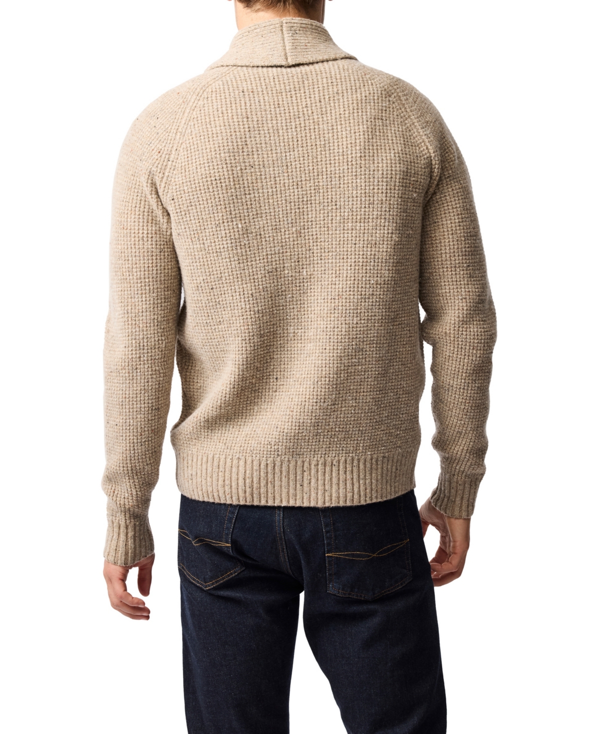 Rodd & Gunn Williamson Textured Cardigan Sweater In Neutral