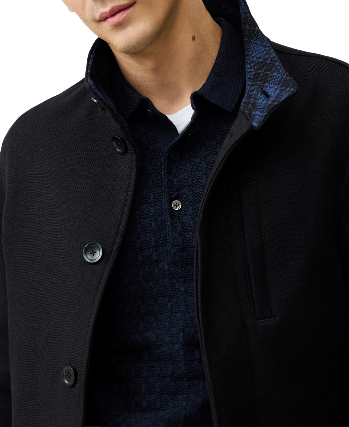 Rodd & Gunn Men's Cain Flat Coat In Black