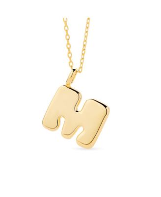 Letter Necklace - Bubble Letter Necklace