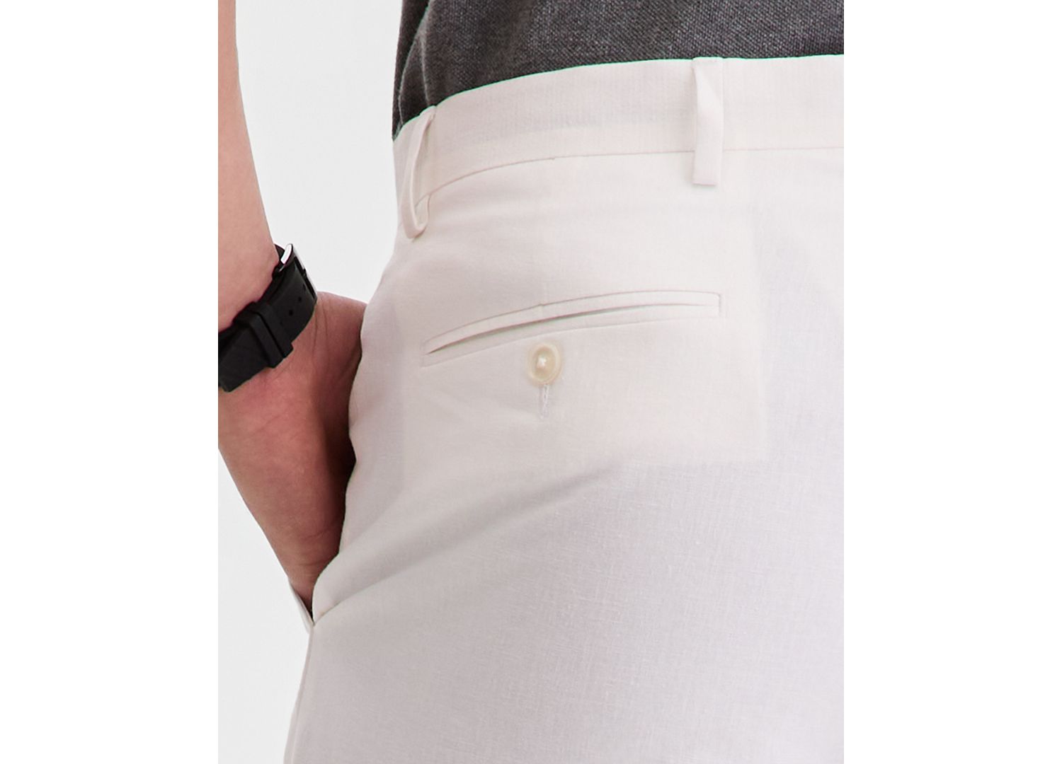 Men's Modern-Fit Linen Pants