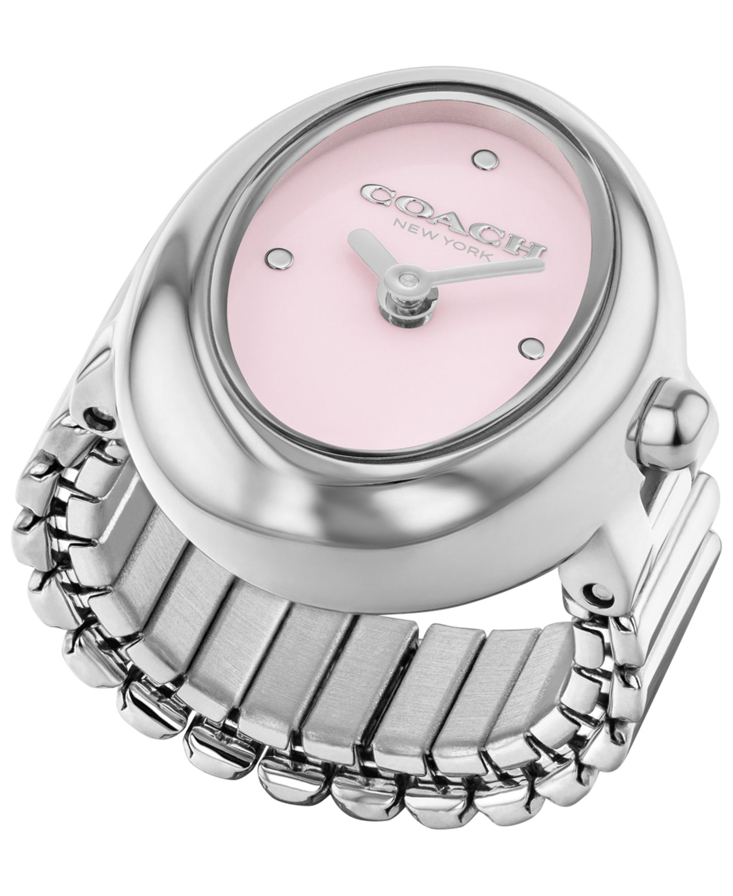 Женские часы Coach Sammy Silver Tone Stainless Steel Ring, 18mm — фото 2