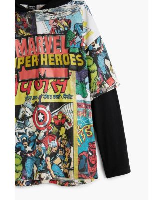 Boys Boys's Marvel T-shirt with layering effect