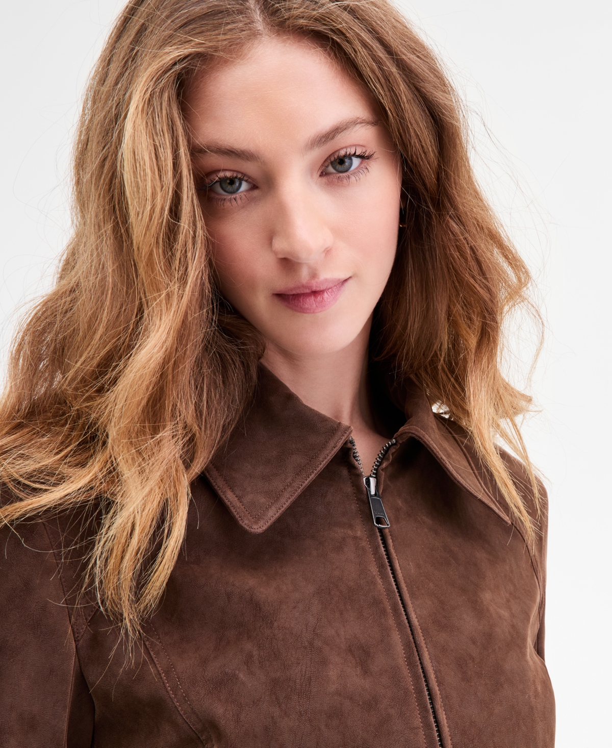 Free People Women's River Faux-Suede Jacket