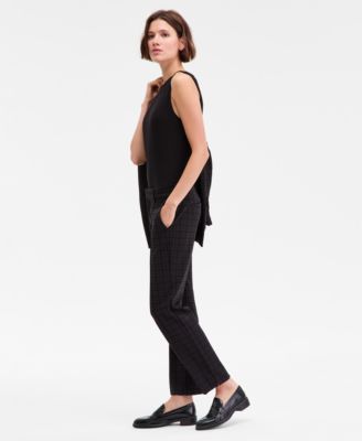 Women's Gemma Plaid Jacquard Knit Pants