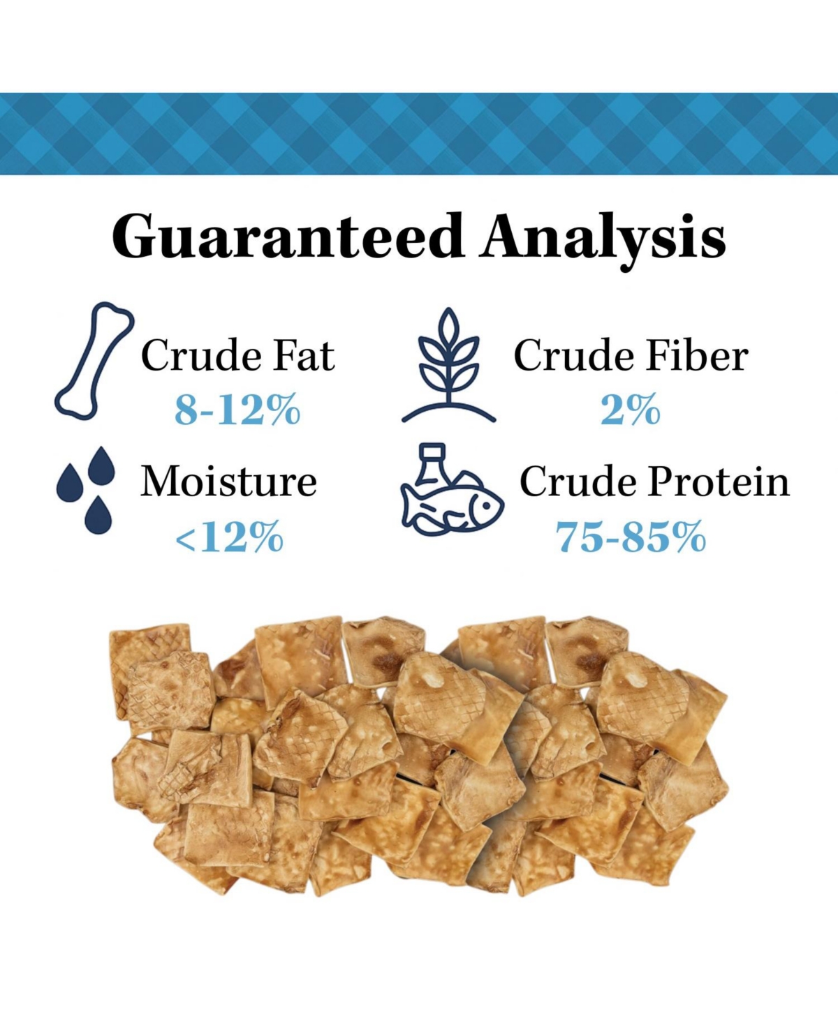 Country Living 4" x 4" Beef Cheek Chip Dog Treats – Chicken Flavor – 5 Count Bag – All-Natural, High-Protein, Long-Lasting Dog Chews