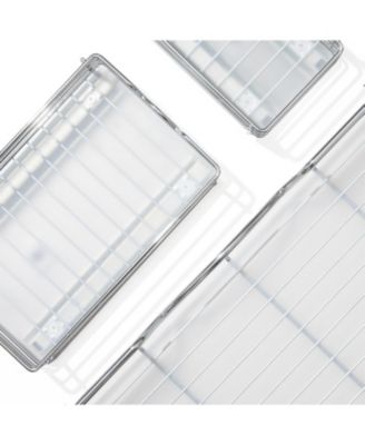 Hard Plastic Liner for Pull Out Shelf, Fits Pull Out Cabinet Organizer