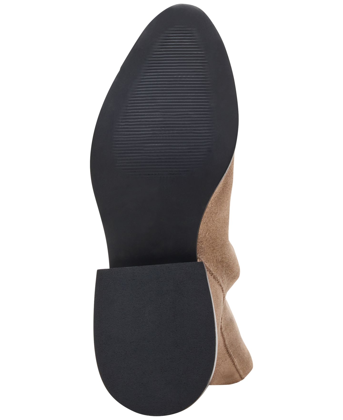 Женские ботинки Steve Madden Nexie Slouch Block Heel Booties, цвет: Серо-коричневый замшевый — фото 5