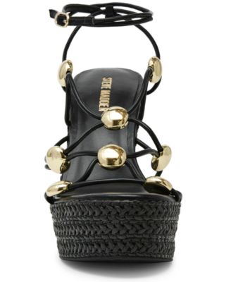 Women's Oaklie Studded Strappy Wedge Sandals