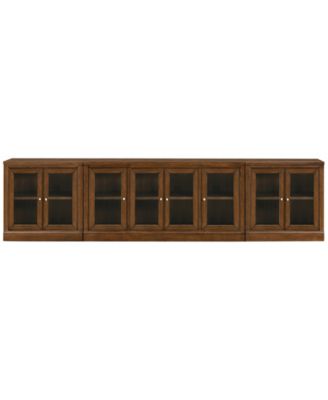 Amren 65" Wood 2 Door Console with 2 Door Hutches and 2 Door Bases