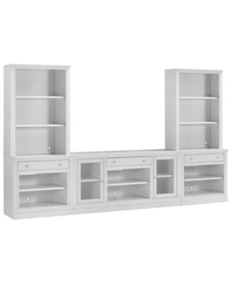 Amren 65" Wood 2 Door Console with Open Hutches and Open Bases