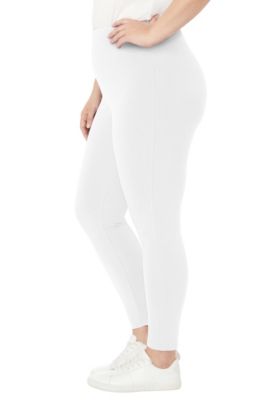 Plus Size Within Stretch-Cotton Knit Pull-On Leggings