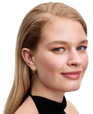 Twisted Huggie Earrings