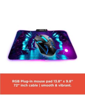 Keyboard RGB Light Mouse and Mouse Pad Combo