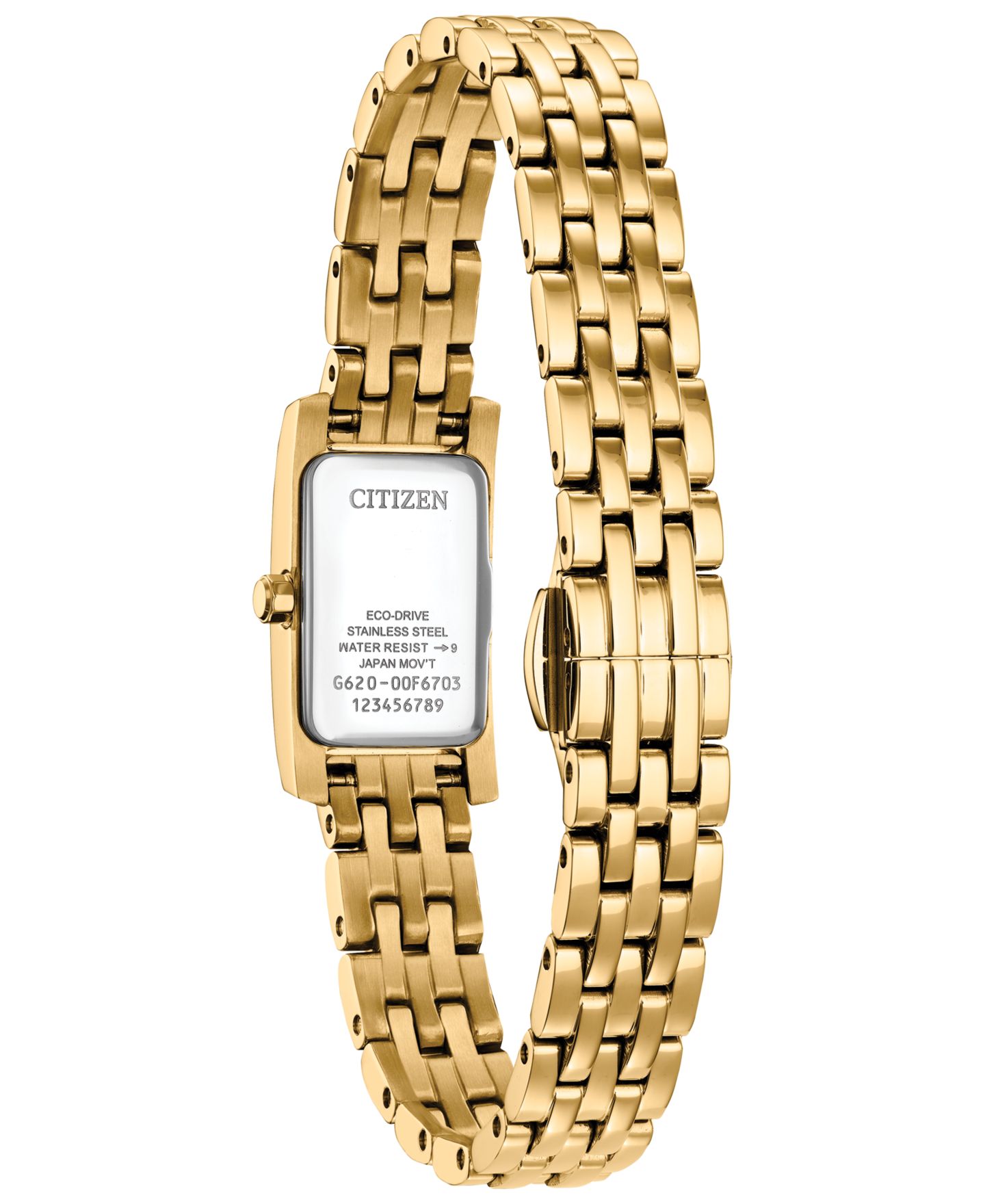 Женские часы Citizen Classic Petite Palidoro Gold-Tone Stainless Steel Bracelet Watch, 28.3mm — фото 3