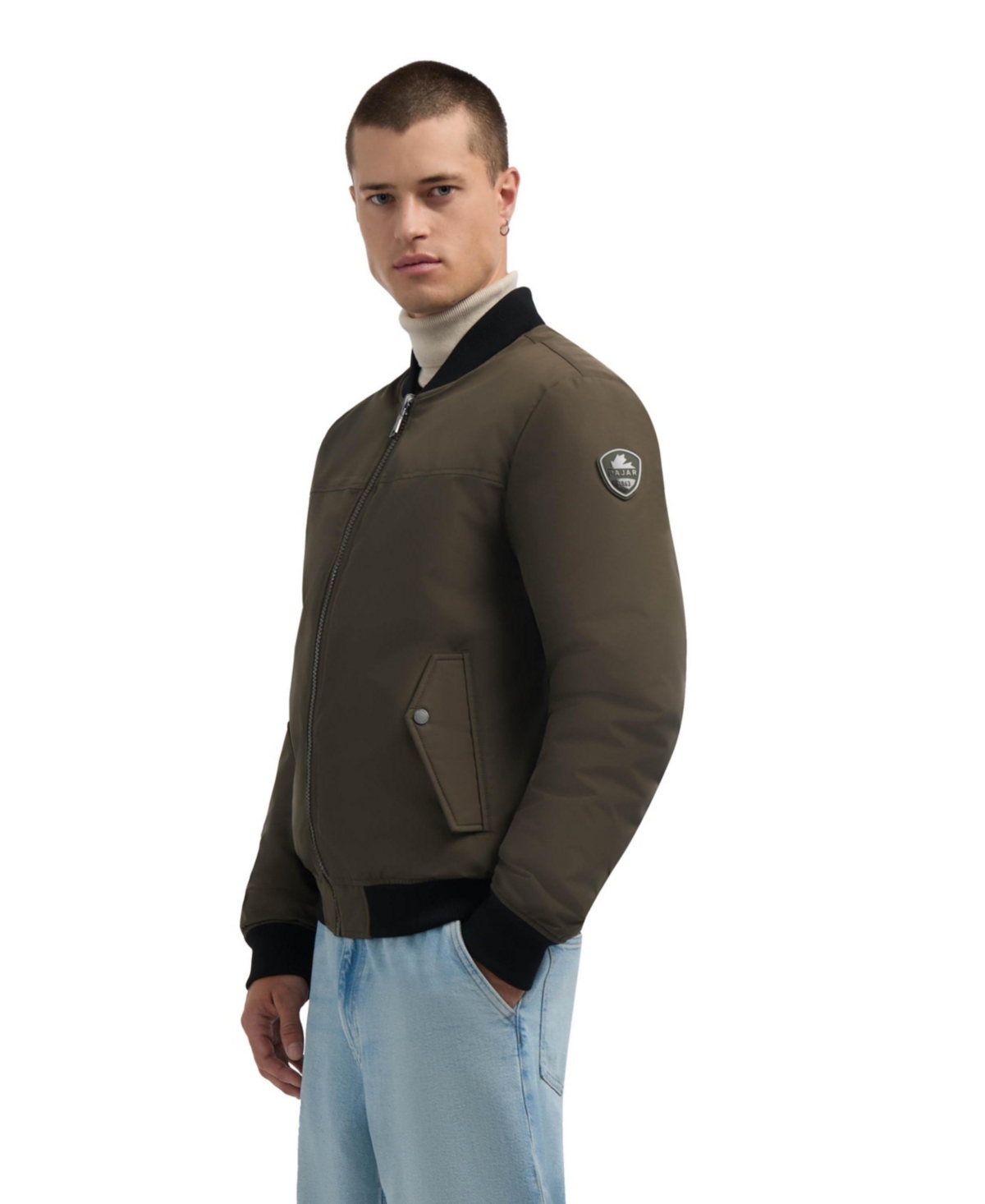 Pajar Aries Reversible Lightweight Bomber Jacket In Green