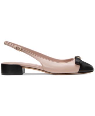 Women's Deco Bow Slingback Pumps
