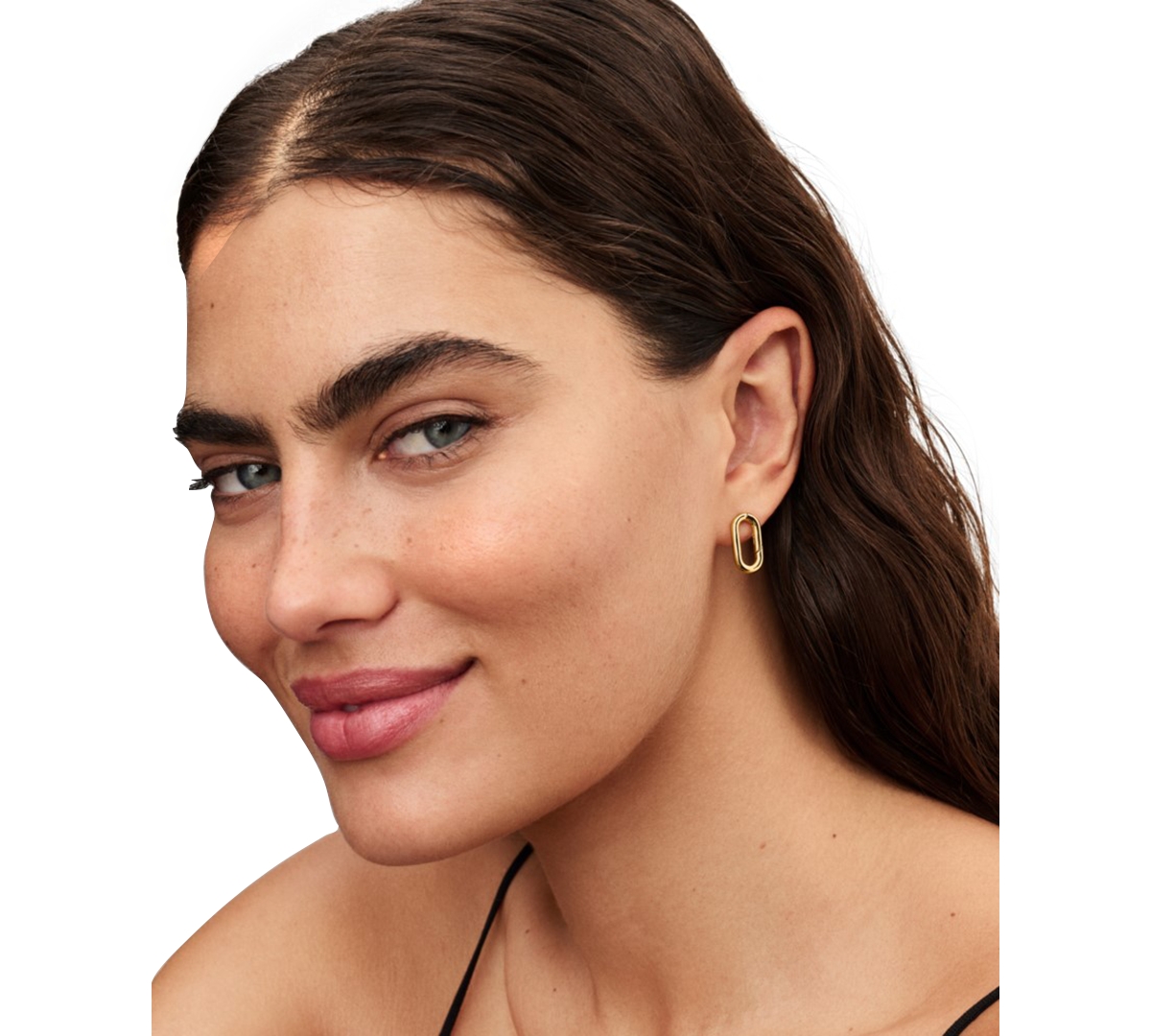 Pandora Openable Stud Earrings In Gold