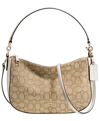 COACH Chelsea Crossbody in Signature Jacquard - Handbags & Accessories - Macy&#39;s