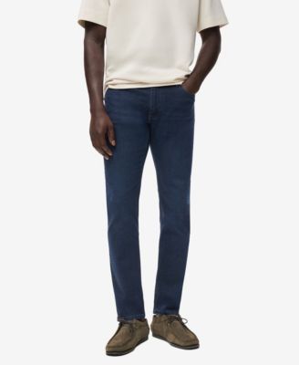 MANGO - Men's Slim Fit Blue Black Jan Jeans
