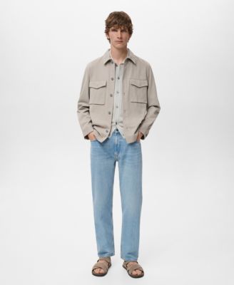 Men's Moby Straight-Fit Light-Wash Jeans