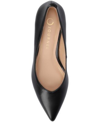 Women's Pammie Pointed Toe Kitten Heel Dress Pumps