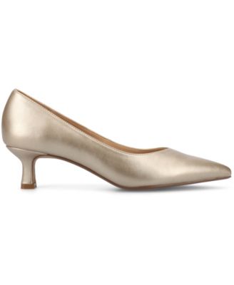 Women's Pammie Pointed Toe Kitten Heel Pumps