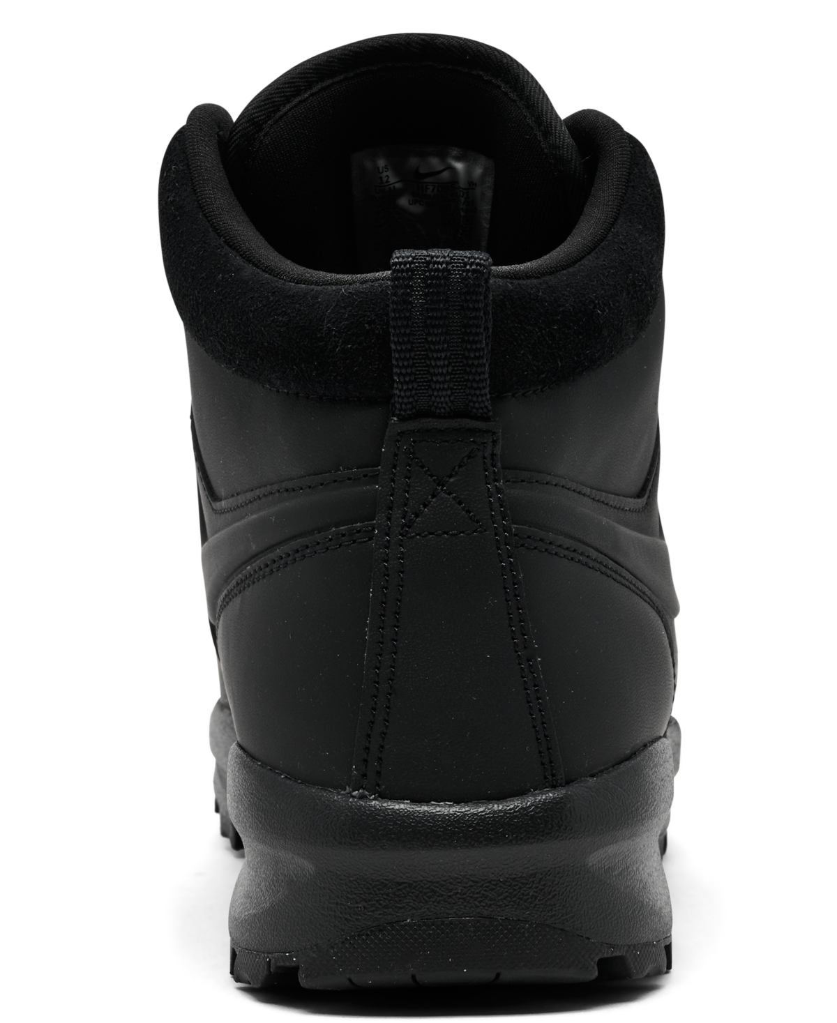 Nike Men's Manoa Leather Boots From Finish Line In Black