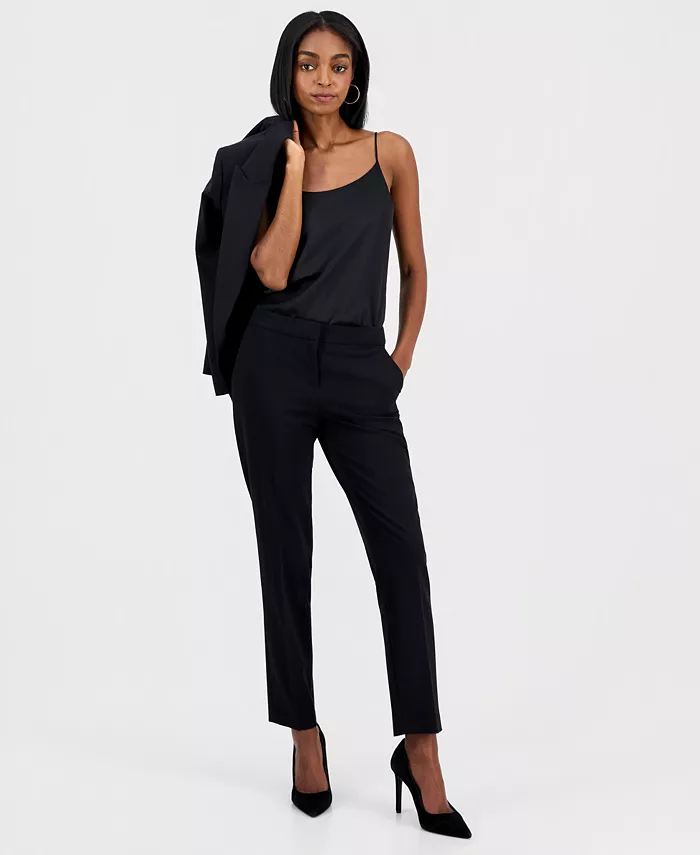 Women's Bi-Stretch Straight-Leg Dress Pants