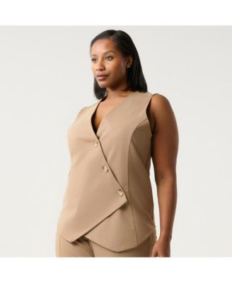 Plus Size Mahina Vest-Style Top