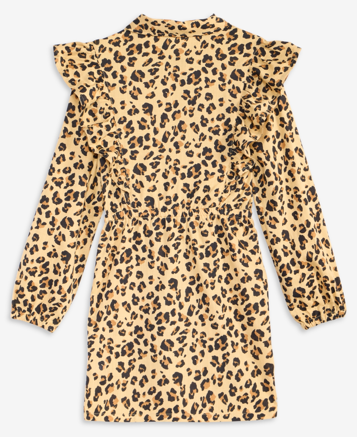 Epic Threads Girls 5-20 Leopard Print Shirt Dress, Macy's Exclusive In Brown