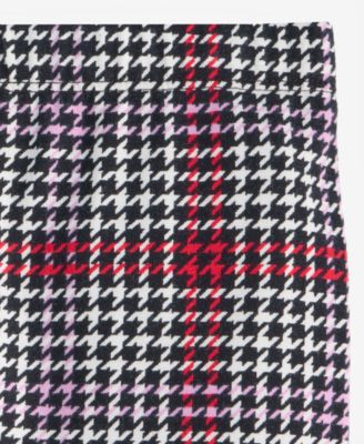 Girls' 5-20 Houndstooth Plaid Leggings, Macy's Exclusive