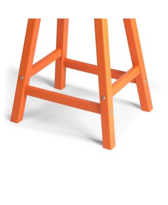 Outdoor Patio Adirondack Counter Height Stool Chair Set of 2