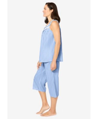 Women's Only Necessities Sleeveless Pj Capri Set
