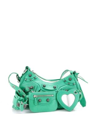 XS Le Cagole Giant Studs Shoulder Bag Leather